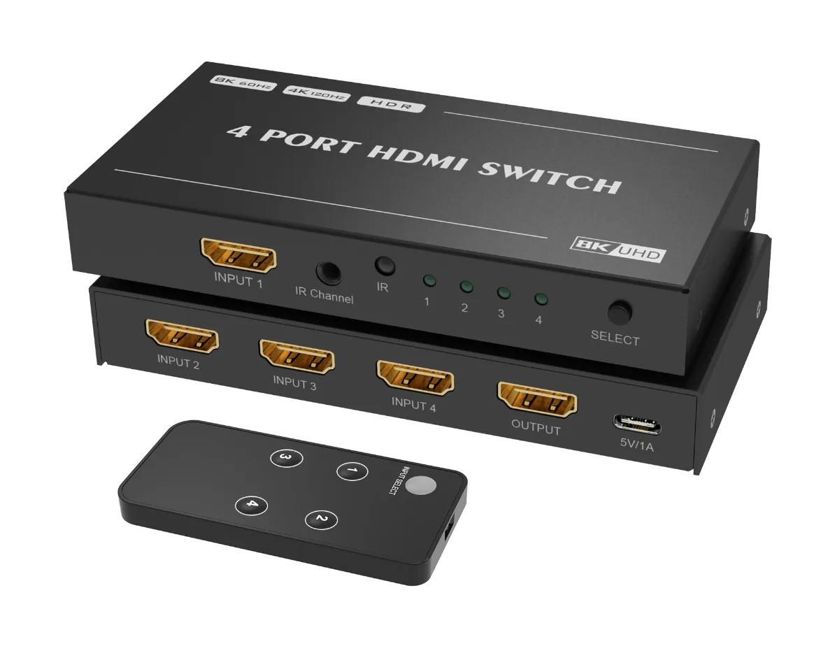 hdmi switch 4 port
