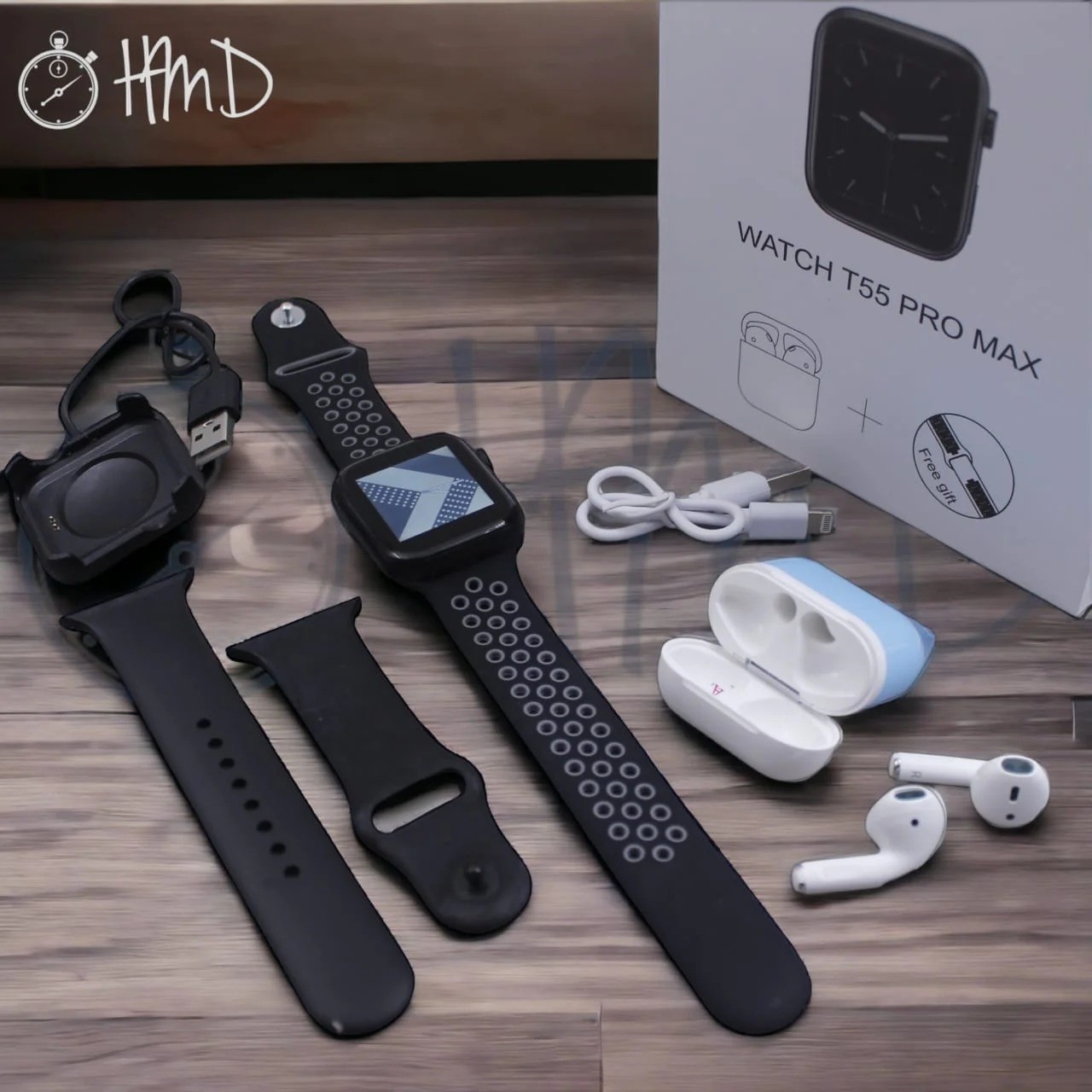 T55 Pro Max Smartwatch - 65K .